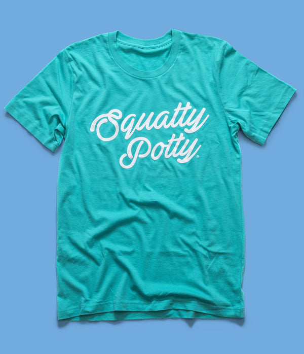 Squatty Potty Text T-Shirt.