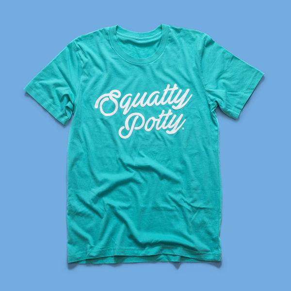 Squatty Potty Text T-Shirt.